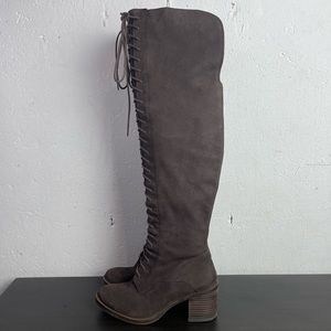Elegant Brown Over-the-Knee Boots
